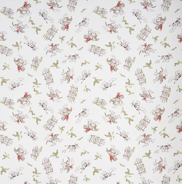 Wild West Wallcovering by Schumacher - Cream