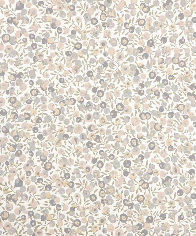 Wiltshire Blossom WP Wallcovering by Liberty of London - Pewter