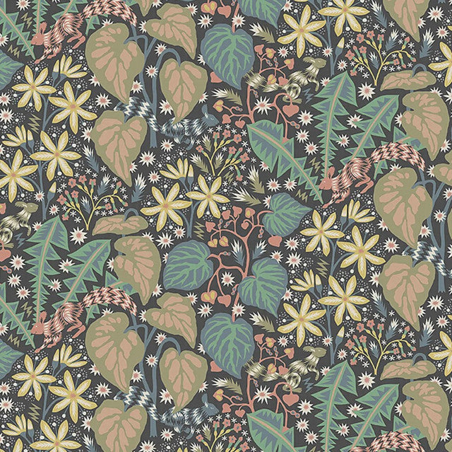 zingkorre-mural-wallcovering-by-schumacher-temp - Midnight Multi