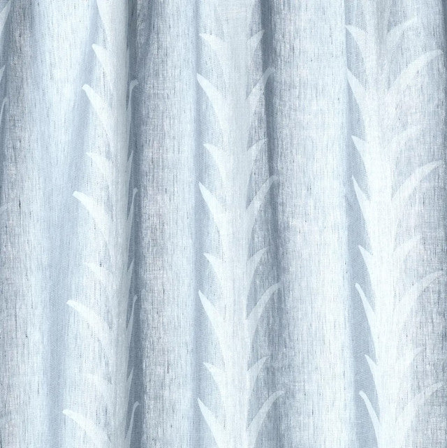 acanthus-stripe-sheer-fabric-by-schumacher-temp - Slate