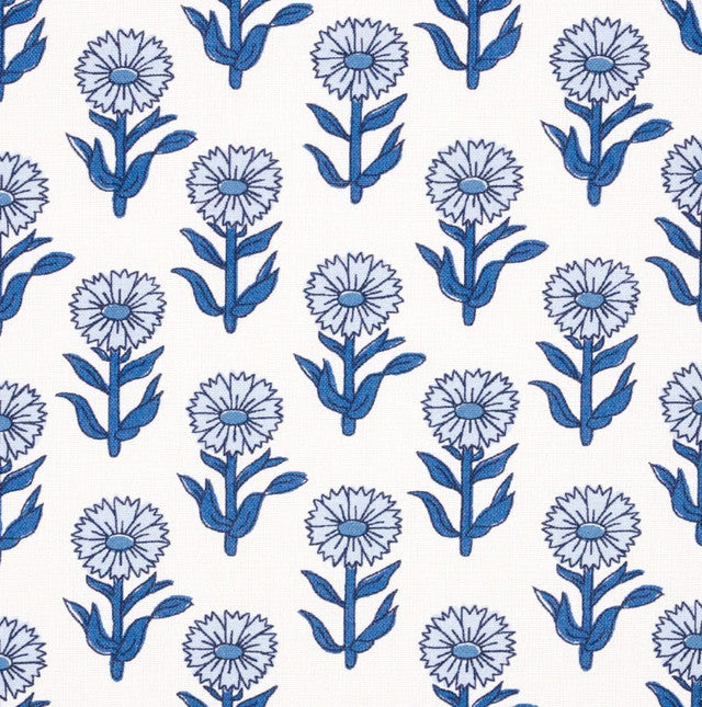 Adeline Fabric by Schumacher - Porcelain