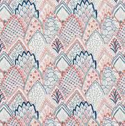 Albizia Embroidery Fabric by Schumacher - Delft & Rose