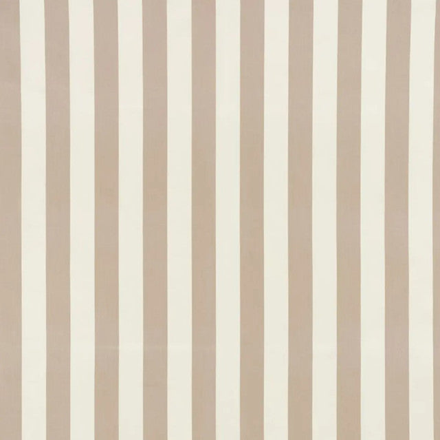 andy-stripe-fabric-by-schumacher-temp - Taupe