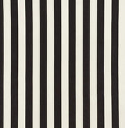 Andy Stripe Fabric by Schumacher - Black
