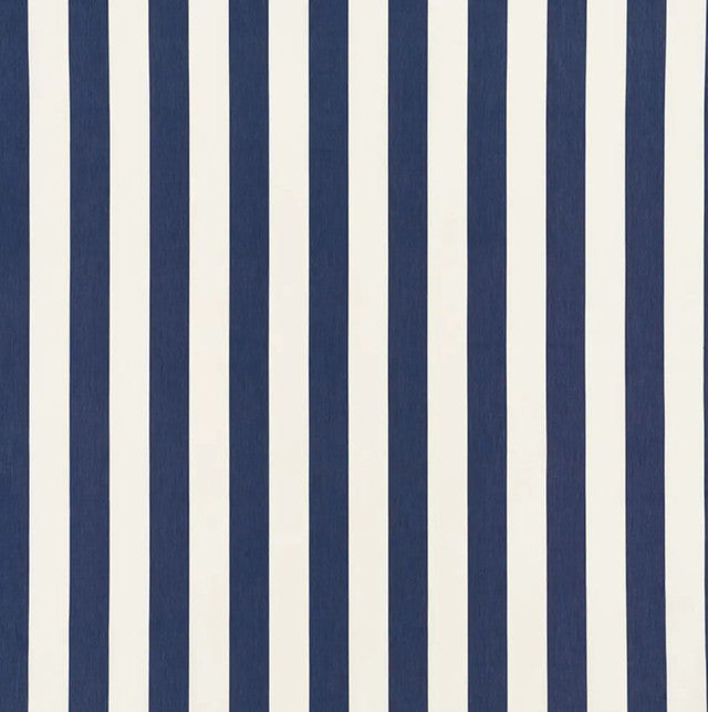 andy-stripe-fabric-by-schumacher-temp - Navy