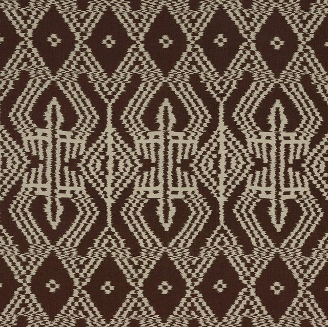 asaka-ikat-fabric-by-schumacher-temp - Espresso
