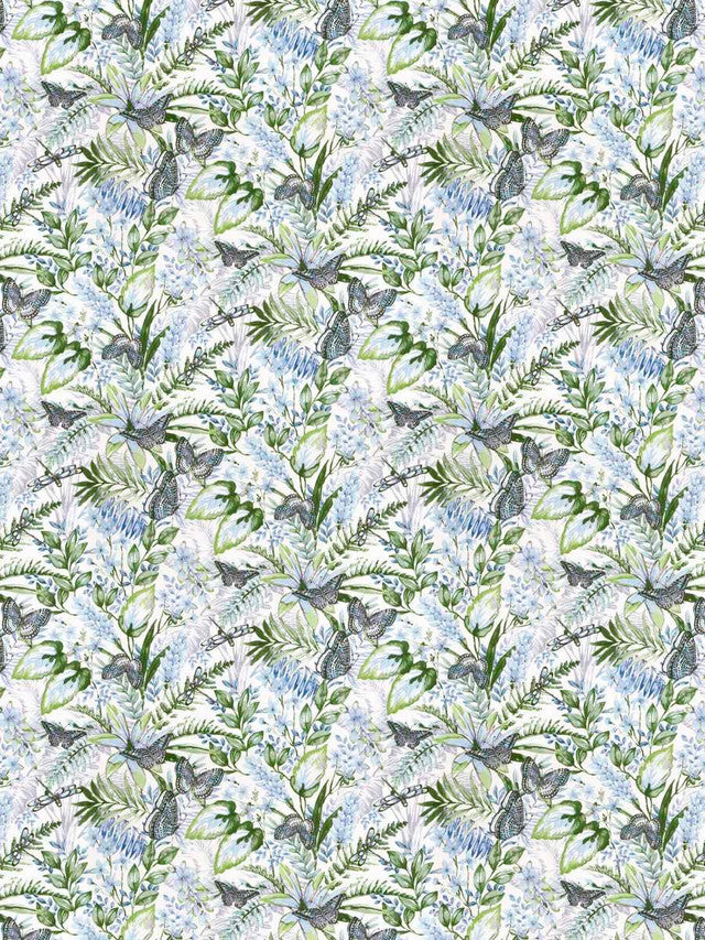 botanical-forest-fabric-by-fabricut-temp - Sapphire