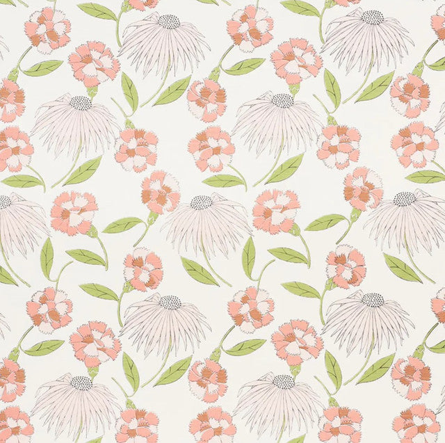 Bouquet Toss Fabric by Schumacher - Fawn