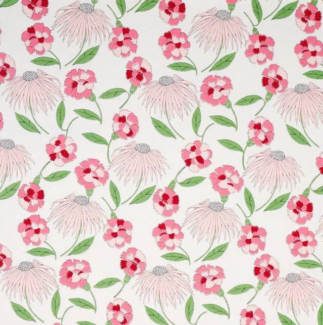bouquet-toss-fabric-by-schumacher-temp - Pepper Berry