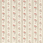 Cabanon Stripe Fabric by Schumacher - Rouge