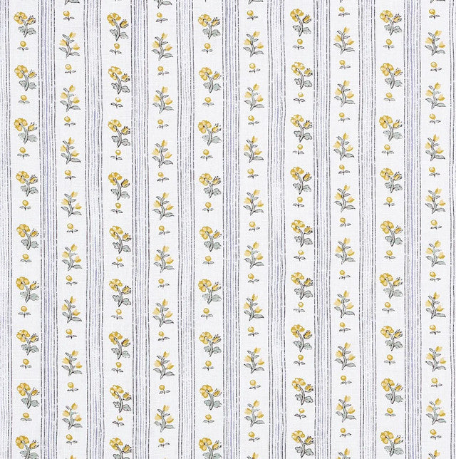 cabanon-stripe-fabric-by-schumacher-temp - Jaune