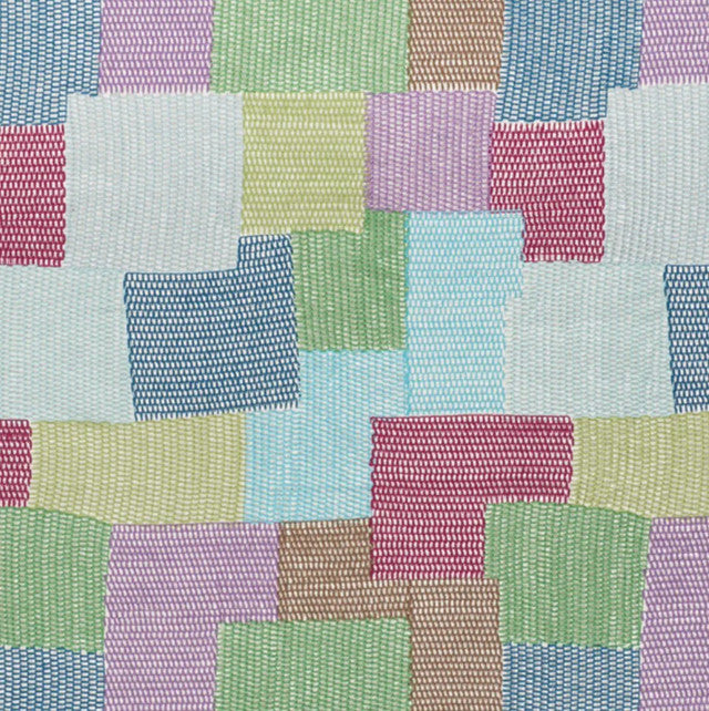 Carnaby Fabric by Schumacher - Blue & Green