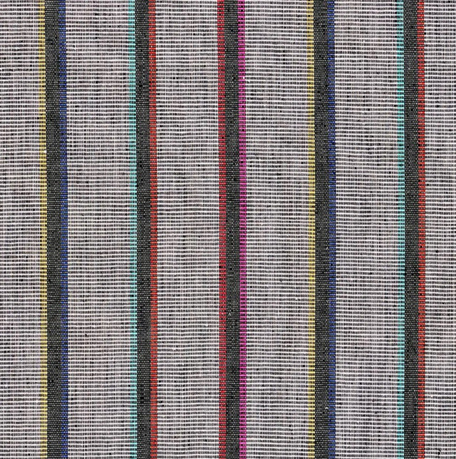 Corcha Hand Woven Stripe Fabric by Schumacher - Mono Multi