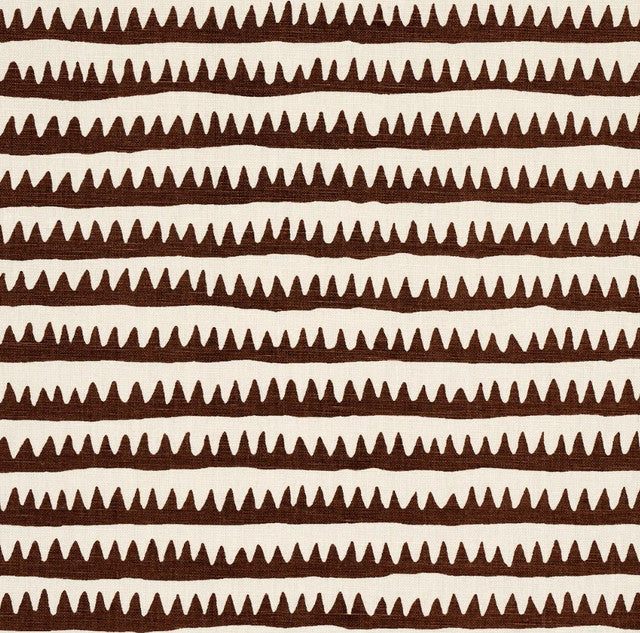 corfu-stripe-fabric-by-schumacher-temp - Brown