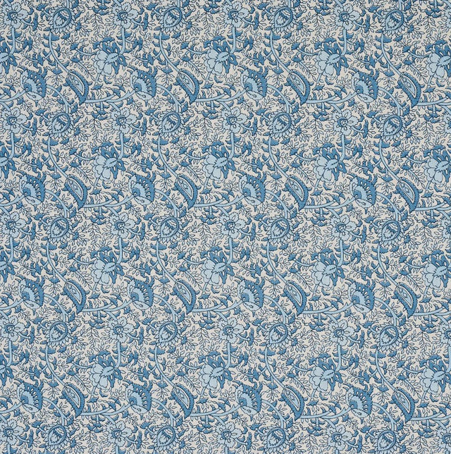 Daisy Indoor/Outdoor Fabric by Schumacher - Indigo