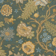 Darsy Tree of Life Fabric by Schumacher - Juniper