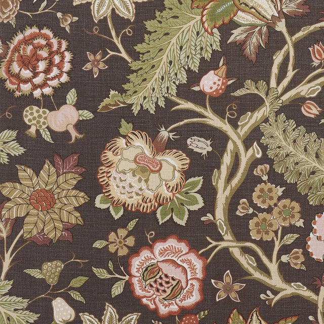 darsy-tree-of-life-fabric-by-schumacher-temp - Sepia