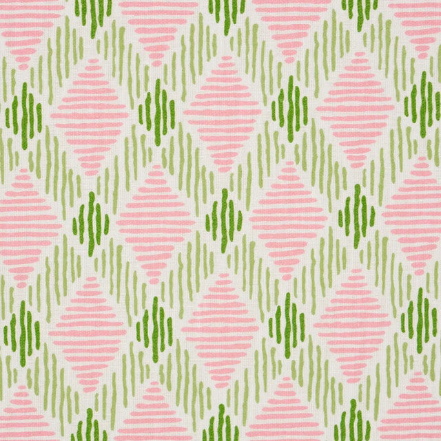 dexter-indoor-outdoor-fabric-by-schumacher-temp - Pink & Green