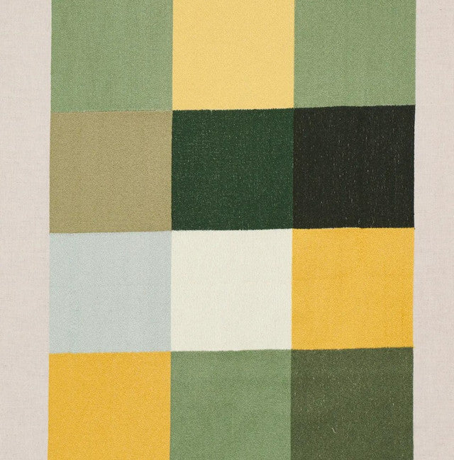 embroidered-tile-fabric-by-schumacher-temp - Green
