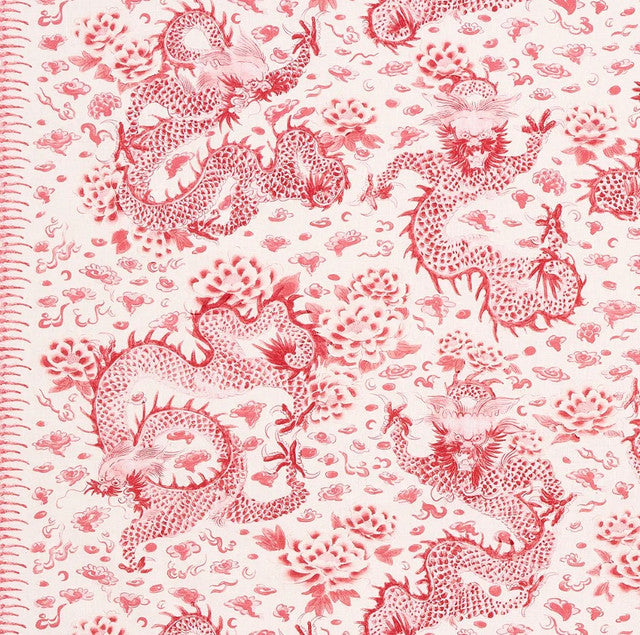 empress-dragon-fabric-by-schumacher-temp - Rose