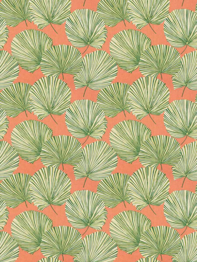 fan-palm-fabric-by-stroheim - Coral Leaf