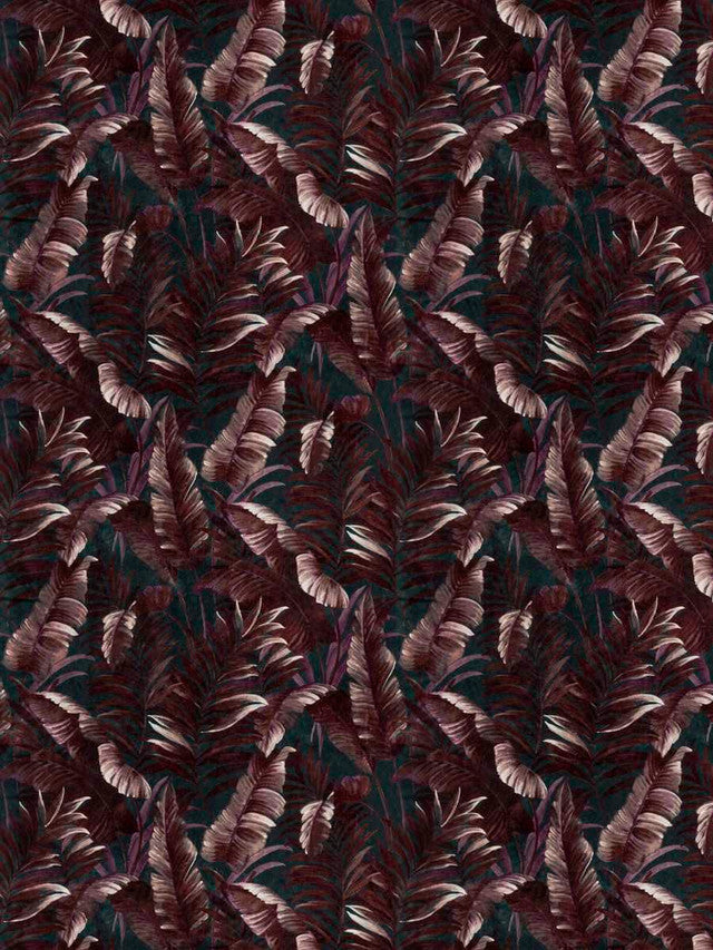 floral-kingdom-fabric-by-s-harris - Fuschia Blue