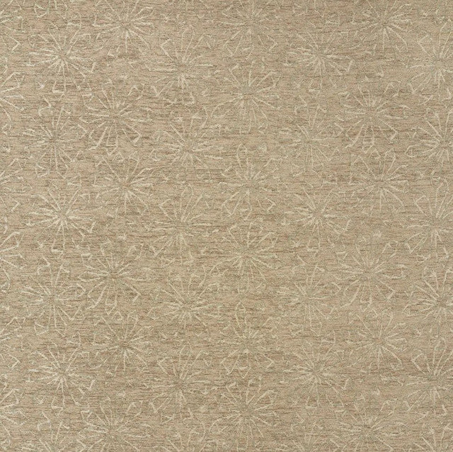 flower-chenille-fabric-by-schumacher-temp - Sandstone