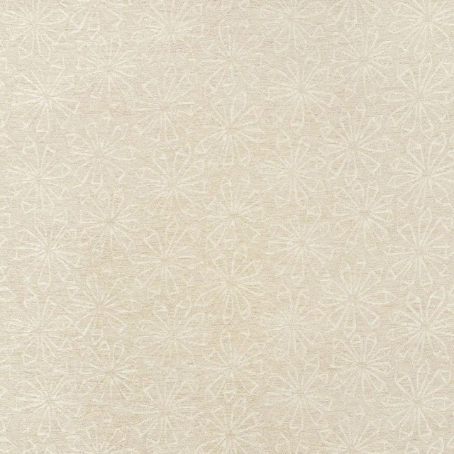 flower-chenille-fabric-by-schumacher-temp - Moonstone