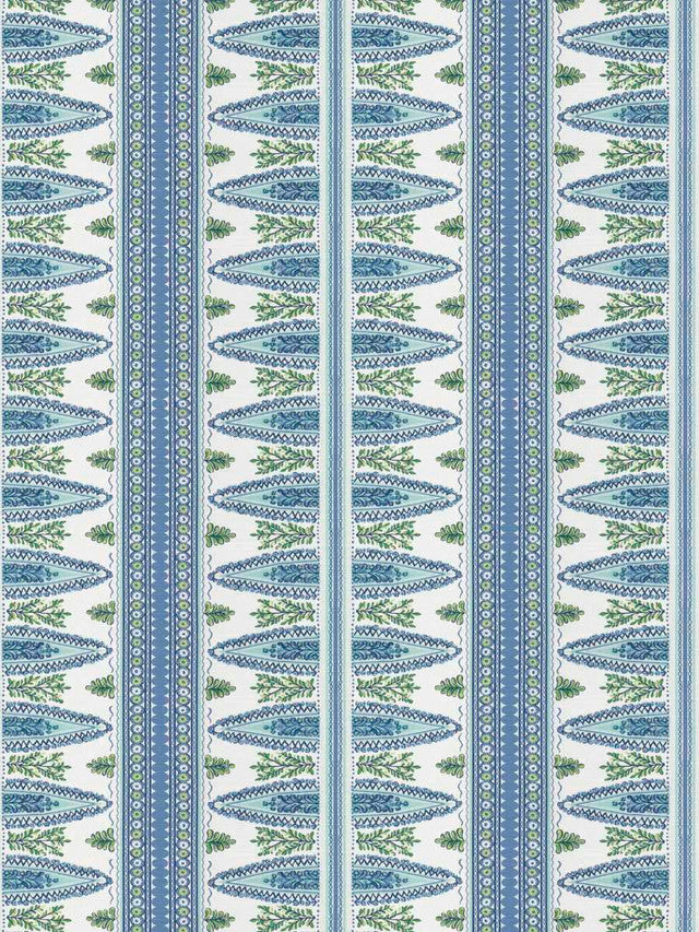 garden-row-fabric-by-fabricut-temp - Delphinium