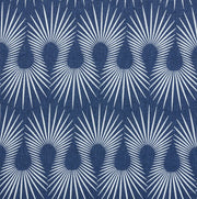 Hedgehog Fabric by Schumacher - Denim White