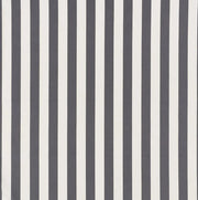 James Stripe Fabric by Schumacher - Charcoal