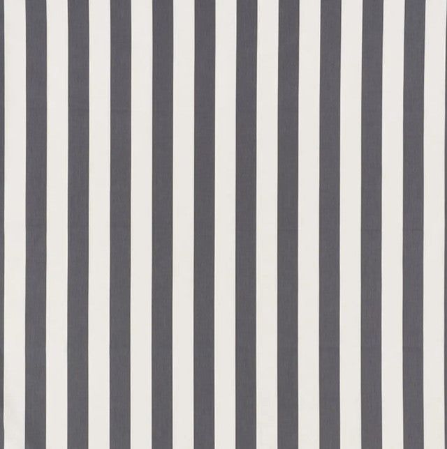 james-stripe-fabric-by-schumacher-temp - Charcoal
