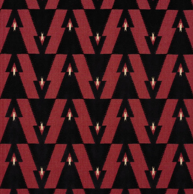 Kalido Velvet Fabric by Schumacher - Ladybird