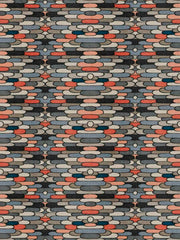 La Chasse Fabric by S. Harris - Les Plumes
