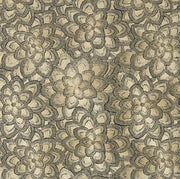 Lotus Embroidery Fabric by Schumacher - Gold