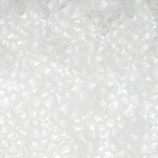 lotus-embroidery-fabric-by-schumacher-temp - Pearl