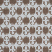 Lunaria Fabric by Schumacher - Brown on Sky