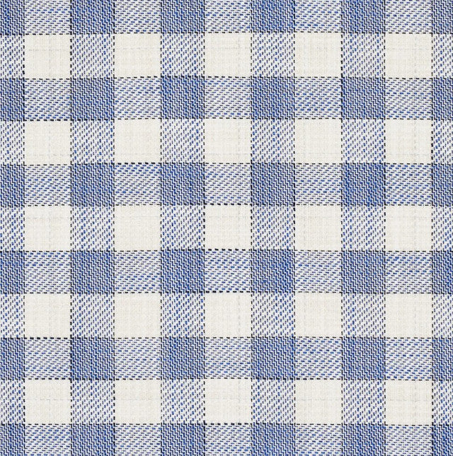 Martina Plaid Fabric by Schumacher - Navy