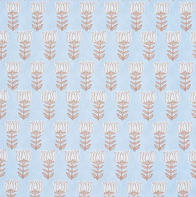 mia-tulip-fabric-by-schumacher-temp - Sky & Sand