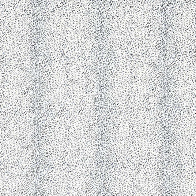 mini-leopard-fabric-by-schumacher-temp - Navy