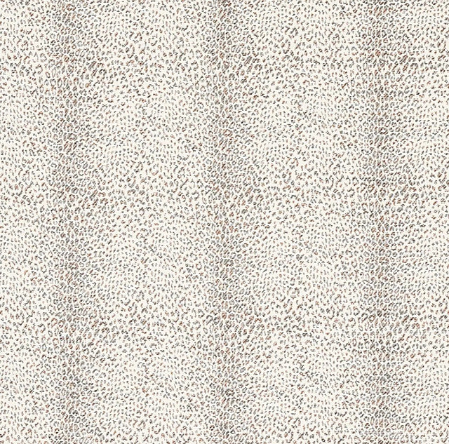 mini-leopard-fabric-by-schumacher-temp - Brown