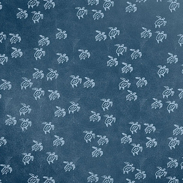 Painted Turtles Fabric by Schumacher - Aegaen