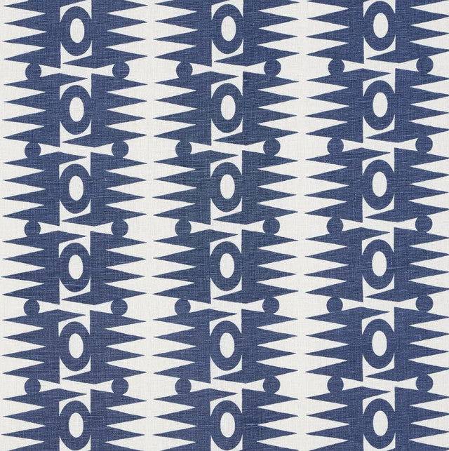 Ra Fabric by Schumacher - Navy