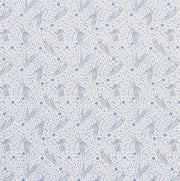 Rabbit Fabric by Schumacher - Blue