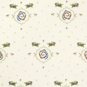 Reptilia Embroidery Fabric by Backdrop - Multi on Ivory