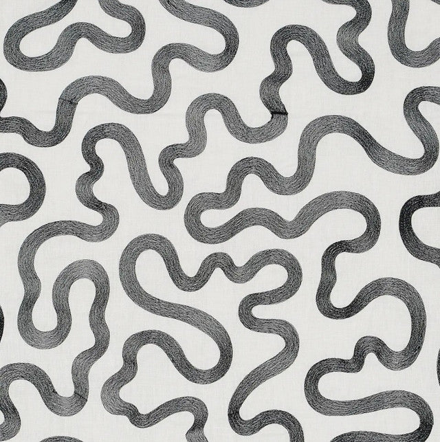 riley-embroidery-fabric-by-schumacher-temp - Black on Ivory