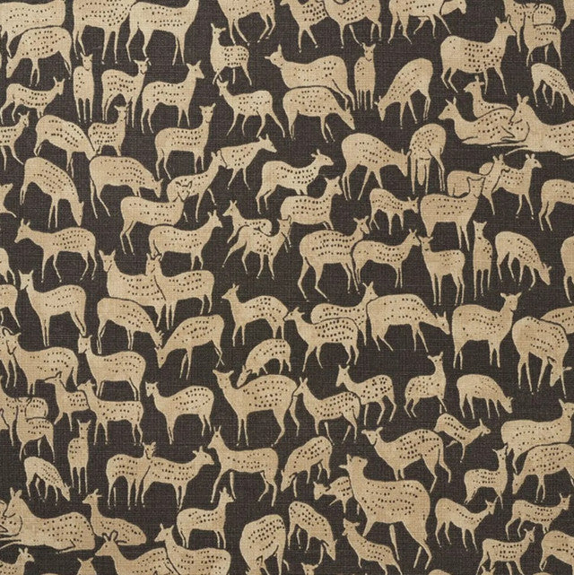 Schumacher Fauna Fabric by Schumacher - Carbon