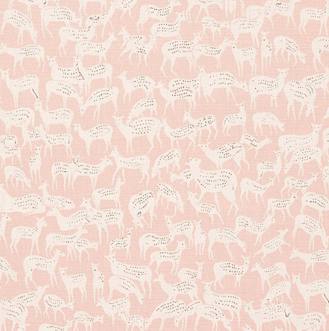 schumacher-fauna-fabric-by-schumacher-temp - Dusty Pink