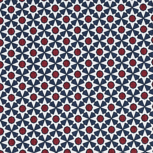 serendipity-fabric-by-schumacher-temp - Navy & Red
