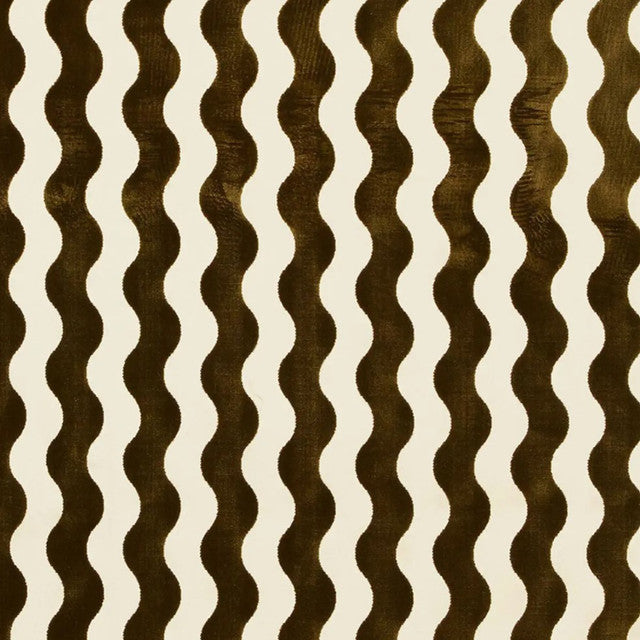 the-wave-velvet-fabric-by-schumacher-temp - Chocolate